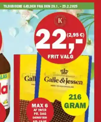 Købmandsgården Gall Galle & Jessen tilbud