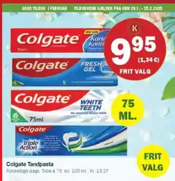 Købmandsgården Colgate Tandpasta tilbud