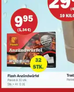 Købmandsgården Flash Anzündwürfel tilbud