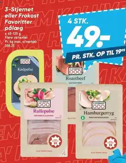 Bilka 3-Stjernet eller Frokost Favoritter pålæg - 4 STK tilbud