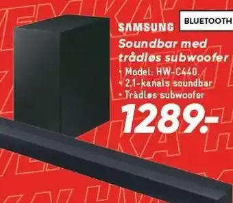 Bilka Samsung Soundbar med trådløs subwoofer tilbud