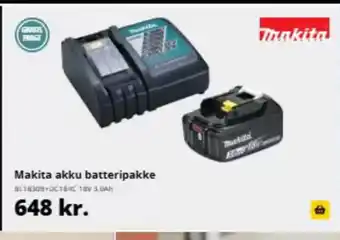 10-4 Byggecenter Makita akku batteripakke tilbud