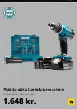 10-4 Byggecenter Makita akku boreskruemaskine tilbud