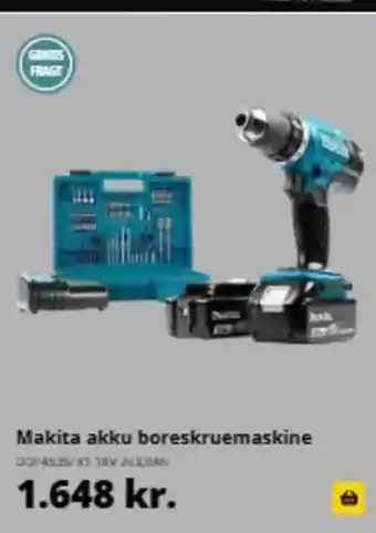 10-4 Byggecenter Makita akku boreskruemaskine tilbud