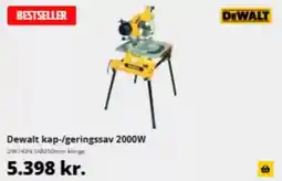 10-4 Byggecenter Dewalt kap-/geringssav 2000W tilbud