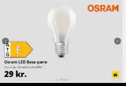 10-4 Byggecenter Osram LED Base pære tilbud