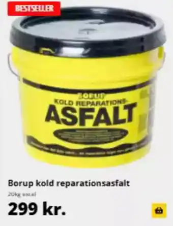 10-4 Byggecenter Borup kold reparationsasfalt tilbud