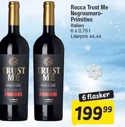 Fakta Tyskland Rocca Trust Med Negroamaro-Primitivo tilbud