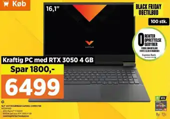 Power 16,1" Victus Bærbar Gaming-Computer 16E0414NO tilbud