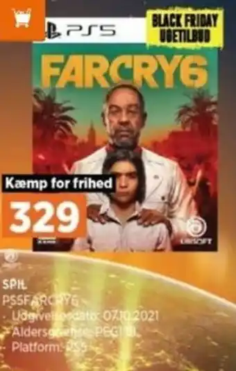 Power SPIL PS5FARCRY6 tilbud