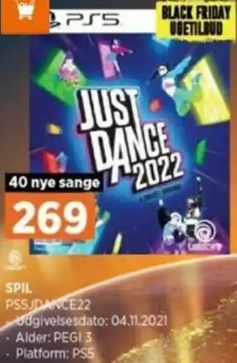 Power SPIL PS5JDANCE22 tilbud