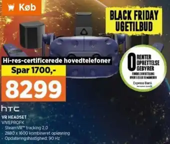 Power VR Headset VIVEPROFK tilbud