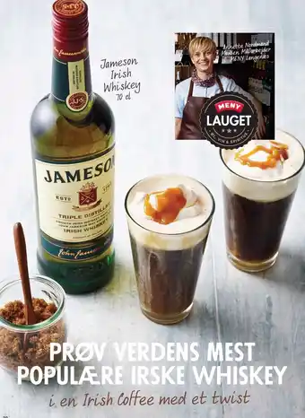 MENY PRØV VERDENS MEST POPULÆRE IRSKE WHISKEY tilbud