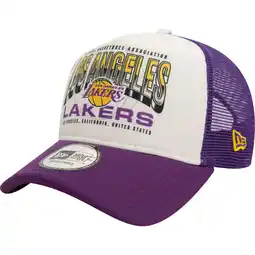 Sport 24 New Era NBA Team Colour Los Angeles Lakers Trucker Snapback Cap tilbud