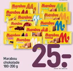 REMA 1000 Marabou chokolade tilbud