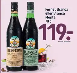 REMA 1000 Fernet Branca eller Branca Menta tilbud