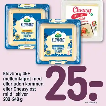 REMA 1000 ARLA Klovborg 45+ mellemlagret med tilbud