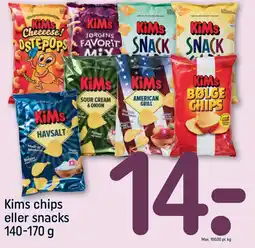 REMA 1000 KIMS chips eller snacks tilbud