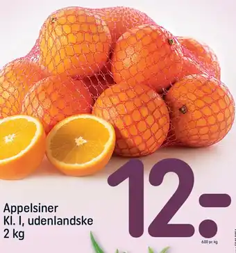 REMA 1000 Appelsiner KI. I, udenlandske tilbud