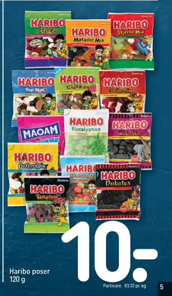 REMA 1000 HARIBO poser tilbud