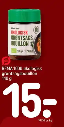 REMA 1000 REMA 1000 økologisk grøntsagsbouillon tilbud