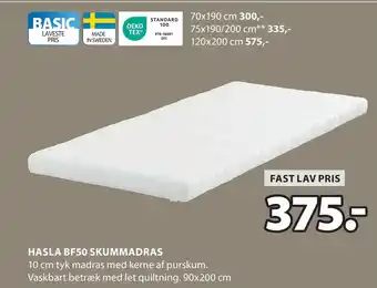 JYSK HASLA BF50 SKUMMADRAS tilbud