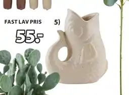 JYSK MADSEMIL VASE tilbud