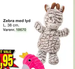 Harald Nyborg Zebra med lyd tilbud