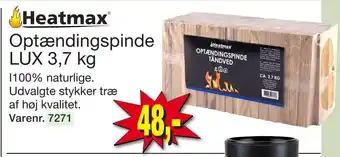 Harald Nyborg Optændingspinde LUX 3,7 kg tilbud