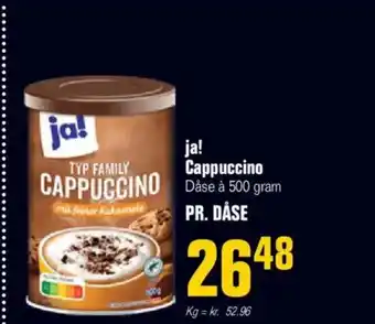 Otto Duborg Ja! cappuccino tilbud