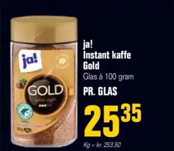 Otto Duborg ja! Instant kaffe Gold tilbud