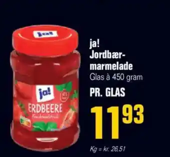 Otto Duborg ja! Jordbær- marmelade tilbud