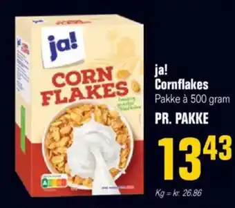 Otto Duborg ja! Cornflakes Pakke à 500 gram tilbud