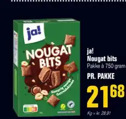 Otto Duborg ja! Nougat bits Pakke à 750 gram tilbud