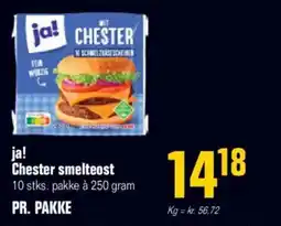 Otto Duborg ja! Chester smelteost 10 stks. pakke à 250 gram tilbud