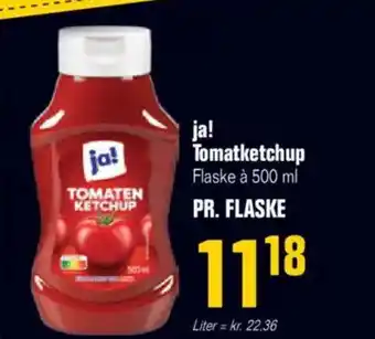 Otto Duborg ja! Tomatketchup Flaske à tilbud