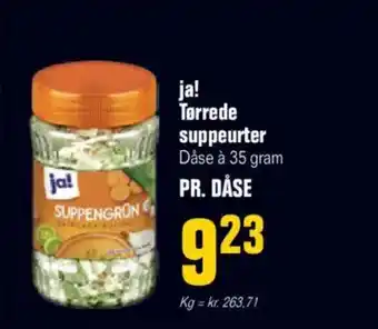 Otto Duborg ja! Tørrede suppeurter tilbud