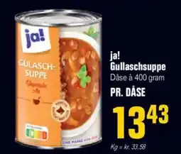Otto Duborg ja! Gullaschsuppe tilbud