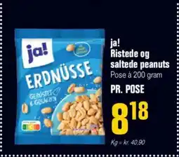 Otto Duborg ja! Ristede og saltede peanuts tilbud