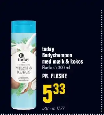 Otto Duborg Today bodyshampoo med mælk & kokos tilbud