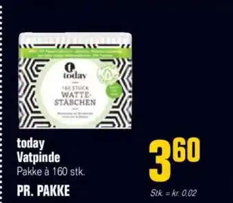 Otto Duborg today Vatpinde Pakke à 160 stk. tilbud