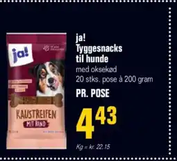 Otto Duborg ja! Tyggesnacks til hunde tilbud