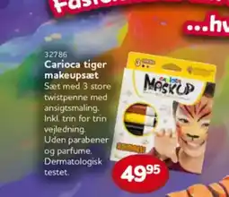 Buddy Leg Carioca tiger makeupsæt tilbud