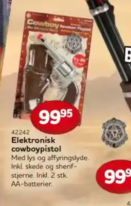 Buddy Leg Elektronisk cowboypistol tilbud