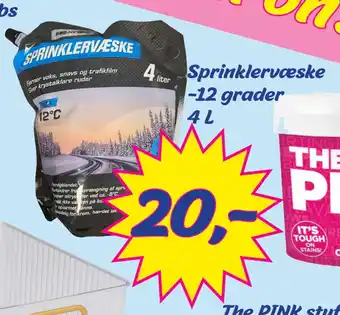 Hi five Sprinklervæske -12 grader 4 L tilbud