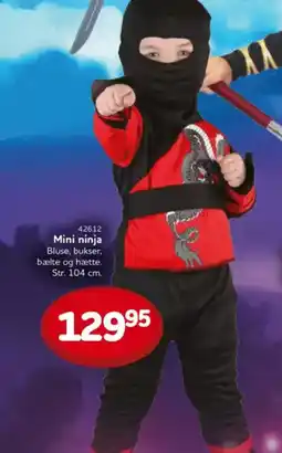 Buddy Leg Mini ninja Bluse, bukser, tilbud