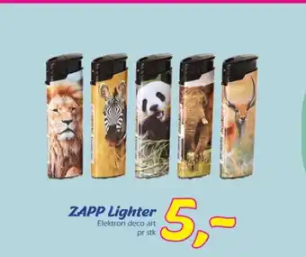 Hi five ZAPP Lighter tilbud