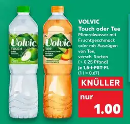 Kaufland VOLVIC Touch oder Tee Mineralwasser mit tilbud