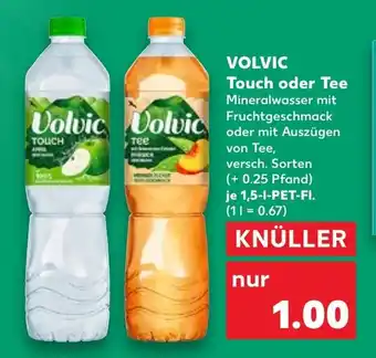 Kaufland VOLVIC Touch oder Tee Mineralwasser mit tilbud