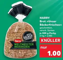 Kaufland HARRY Brot >>>Unser Bäckerfrisches<< tilbud